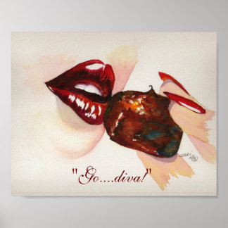 "Go....diva!" 8" x 10" Print