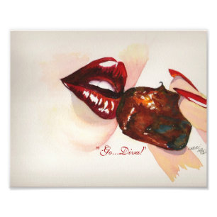 "Go...diva!" Art Print