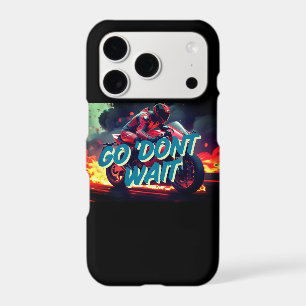 "Go. Don’t Wait – Bold Motorcycle Motivation Quote