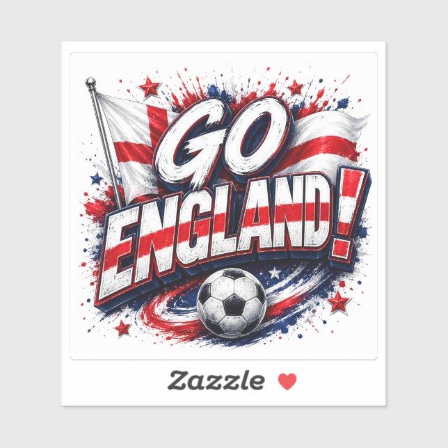 Go England 2026 Soccer Fan (Sheet)