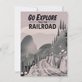 Go Explore take the Railroad Invitation