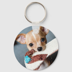 Go Fetch Chihuahua Key Ring