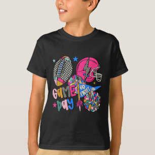 Go Fight Win Touchdown American Football Game Day T-Shirt