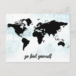 Go find yourself postcard