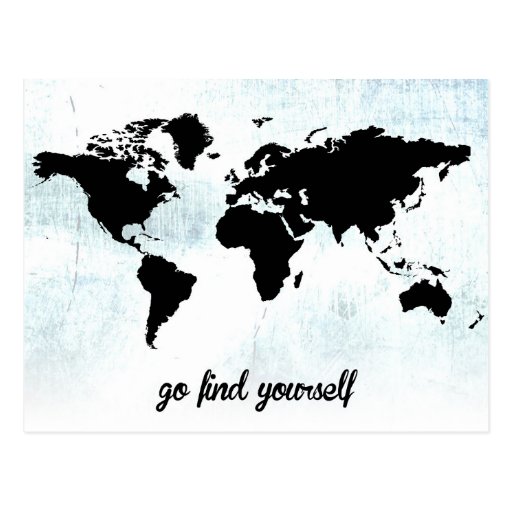 Image of Go find yourself Postcard