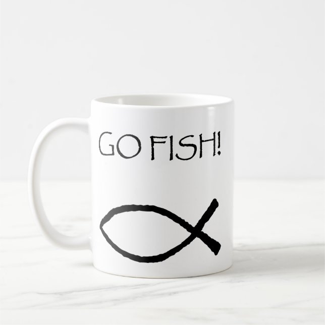 Go Fish Coffee Mug (Left)