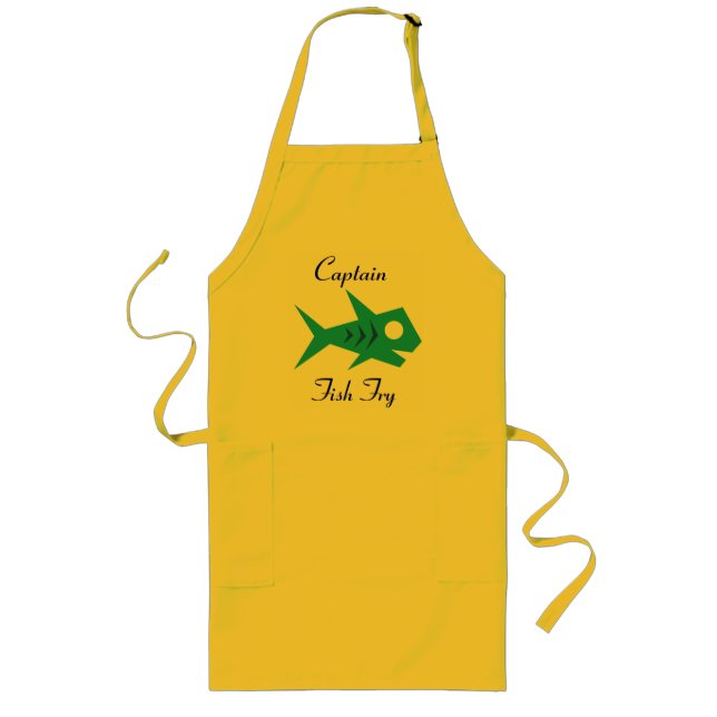 Go Fish_Fish-o-Saurus Long Apron (Front)
