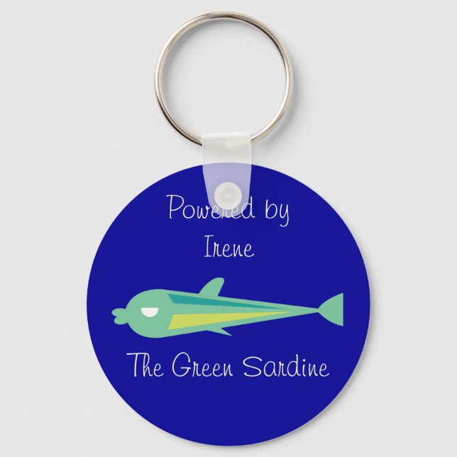 Go Fish_Irene The Green Sardine Key Ring (Front)