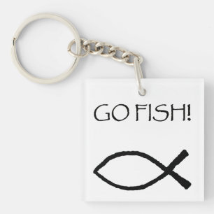 Go Fish Key Ring