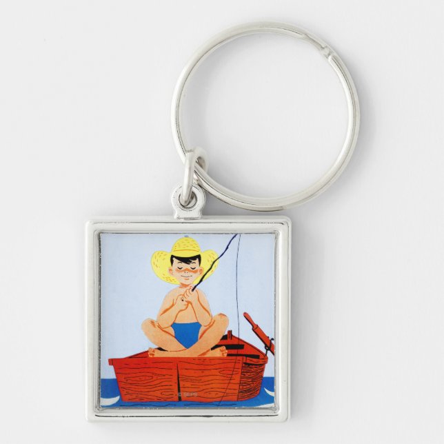 Go Fish Key Ring (Front)