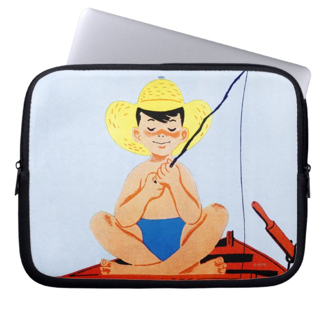 Go Fish Laptop Sleeve (Front)