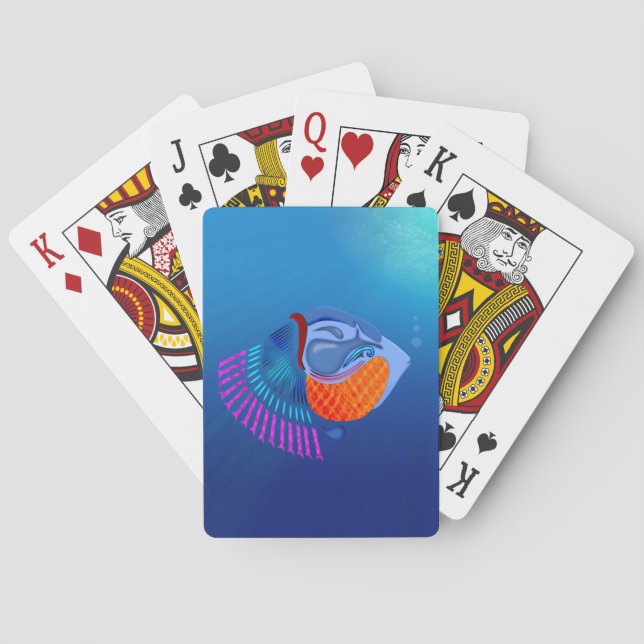 Go Fish Playing Cards (Back)