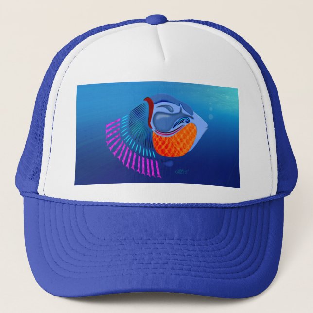 Go Fish Trucker Hat (Front)