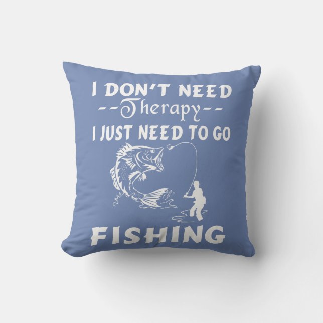 GO FISHING CUSHION (Front)