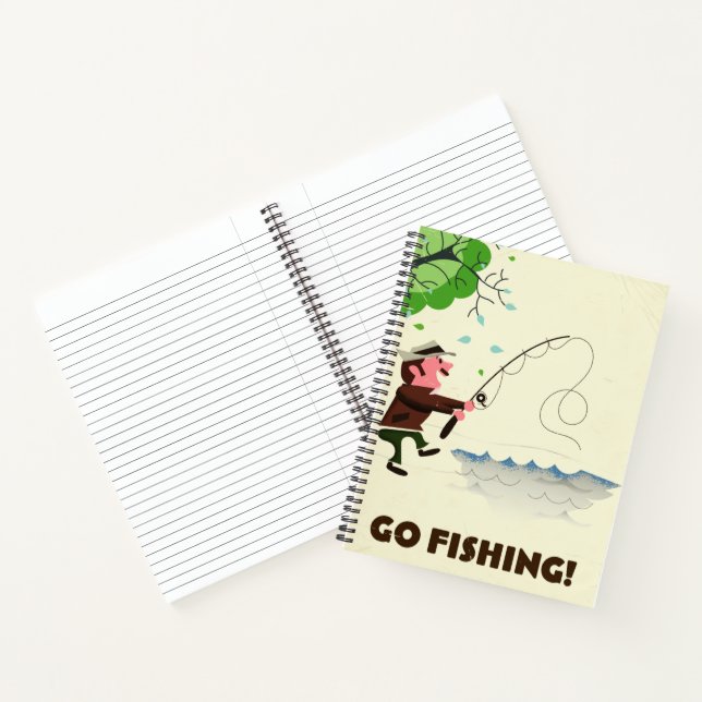 Go fishing. notebook (Inside)