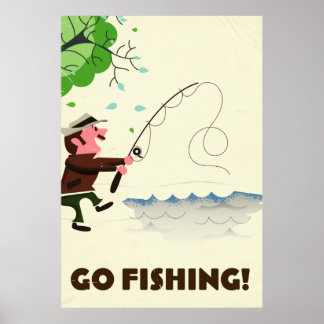 Go fishing. poster
