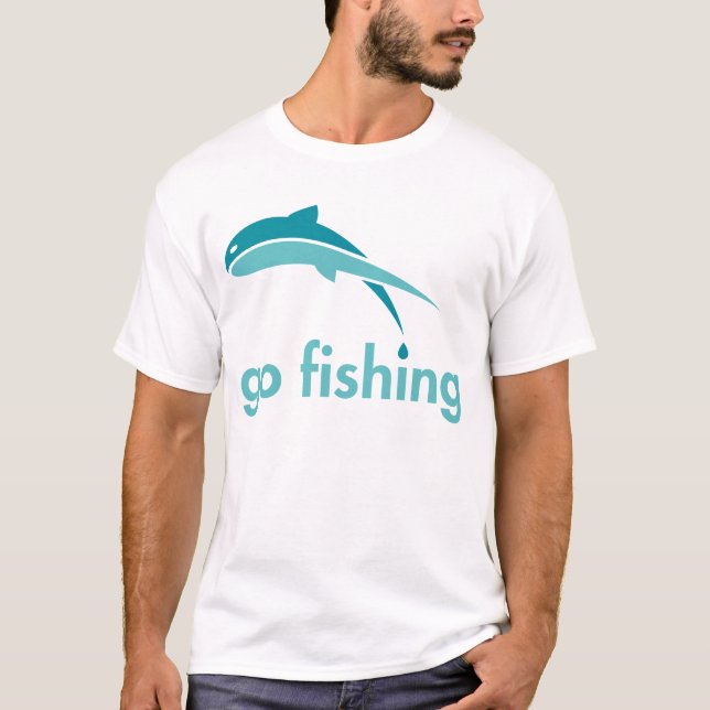 Go Fishing T-shirt (Front)