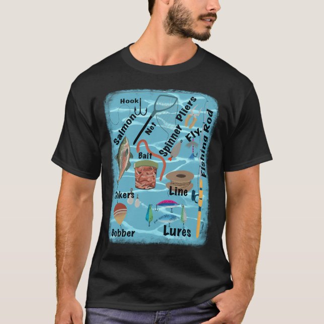 Go Fishing T-Shirt (Front)