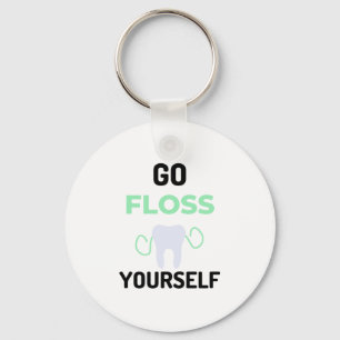 Go Floss Yourself 2 Key Ring