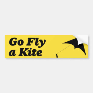 go-fly-a-kite bumper sticker