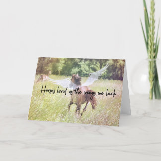 GO FLYING Greeting Card