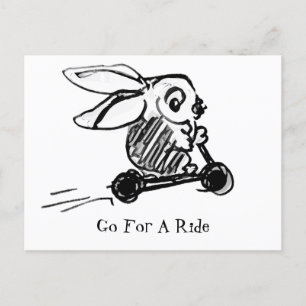 Go For A Ride Postcard