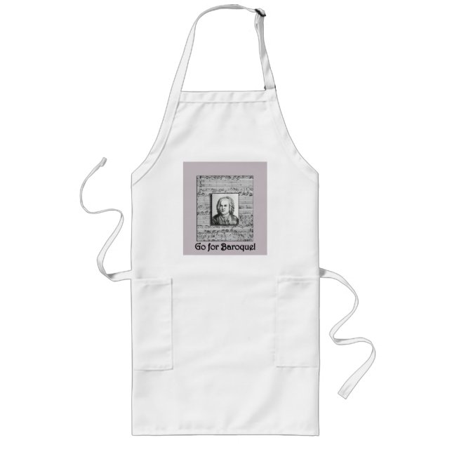 Go for Baroque Bach Chef Apron (Front)