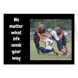GO FOR IT-NEVER GIVE UP ENCOURAGEMENT CARD