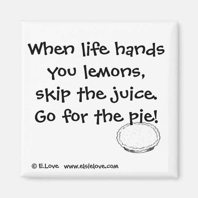 Go For the Pie! Magnet (Front)