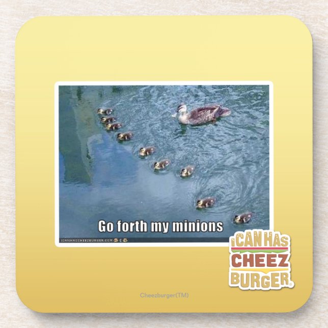 Go forth my minions coaster (Front)