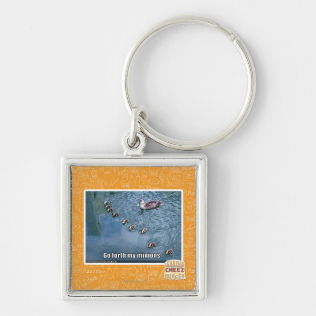 Go forth my minions key ring (Front)
