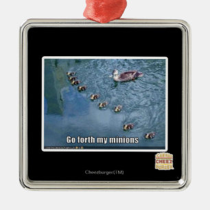 Go forth my minions metal tree decoration