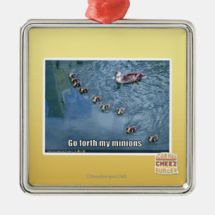 Go forth my minions metal tree decoration