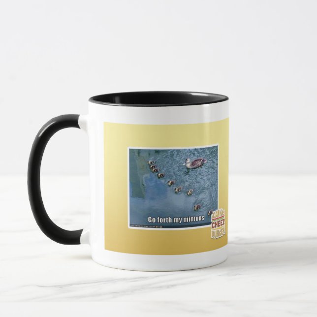 Go forth my minions mug (Left)
