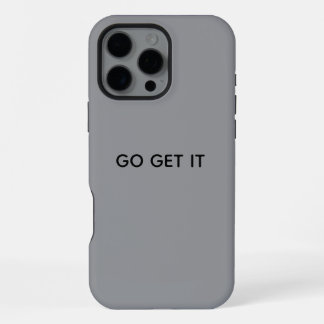 " GO GET IT" BRAND NEW I PHONE 16 CASE DESIGNED BY