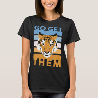 Go Get Them Tiger Head T-Shirt
