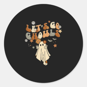 Go Ghouls Comfy Halloween Cosy Autum Fall Classic Round Sticker