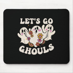 Go Ghouls Costume Halloween Pumpkin Ghost Mouse Mat
