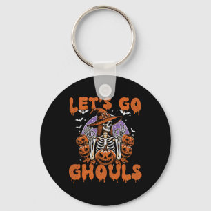 Go Ghouls Witch Retro Halloween Costume For Women Key Ring