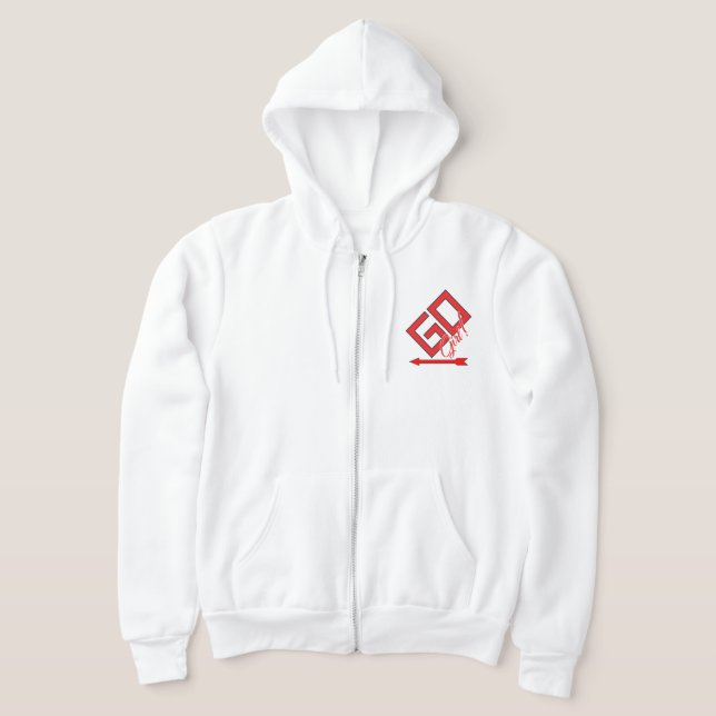GO Girl! Hoodie (Laydown)