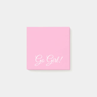Go Girl Pretty Pink Post-it Notes
