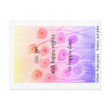 Go, Girl...(Romeo and Juliet) Postcard