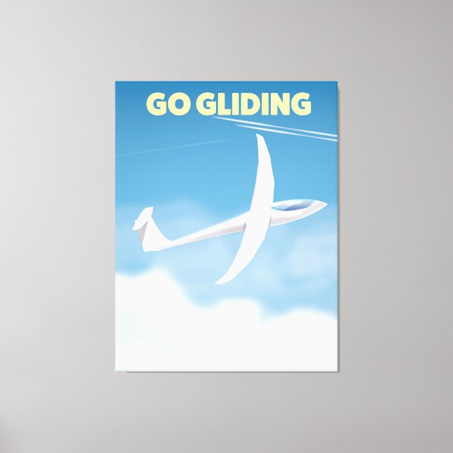 Go Gliding Canvas Print (Front)