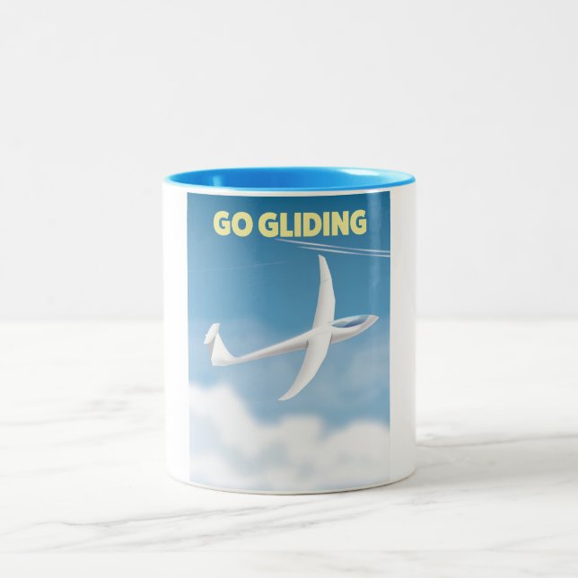Go Gliding Two-Tone Coffee Mug (Center)