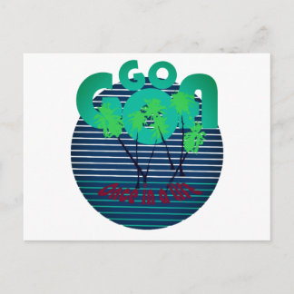 go go goa - once in a lifetime postcard