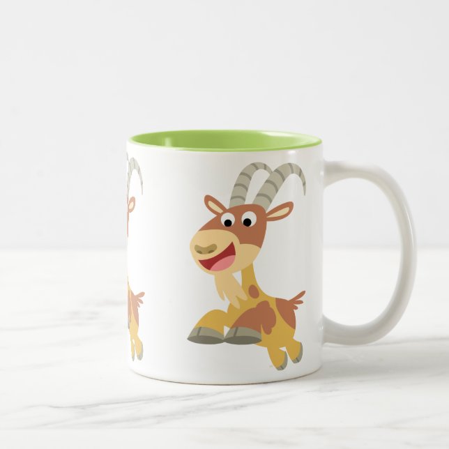 Go Goat!! (cute cartoon goat) Mug (Right)