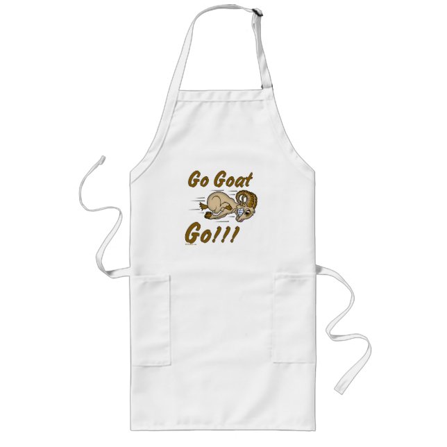 Go Goat Go Long Apron (Front)