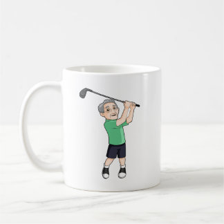 Go Grandpa Go Senior Male Golfer Coffee Mug