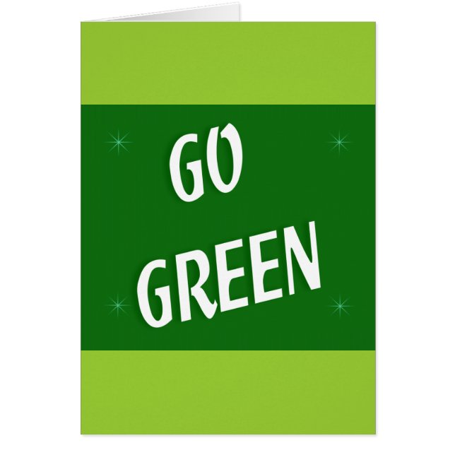Go Green (Front)