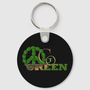 Go Green 2 Key Ring